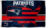 New England Patriots Nation USA American Country Flag