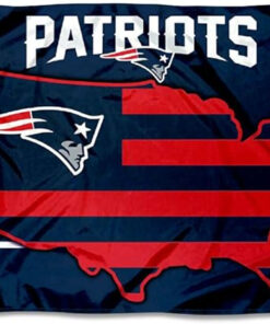 New England Patriots Nation USA American Country Flag