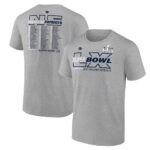 New England Patriots Super Bowl LX Roster T-Shirt