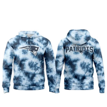 New England Patriots Tie-Dye Hoodie