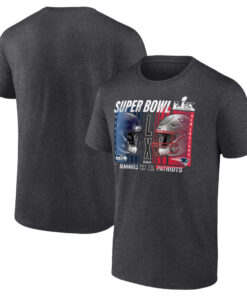 New England Patriots vs. Seattle Seahawks Super Bowl LX Matchup Final Battle T-Shirt
