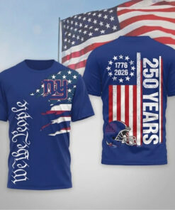 New York Giants Football League We The People USA 250th Anniversary T-Shirt