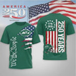 New York Jets Football League We The People USA 250th Anniversary T-Shirt