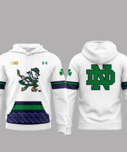 Notre Dame Fighting Irish Hockey Leprechaun Logo Hoodie