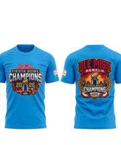 Ole Miss 2026 Vrbo Fiesta Bowl Champion T-Shirt