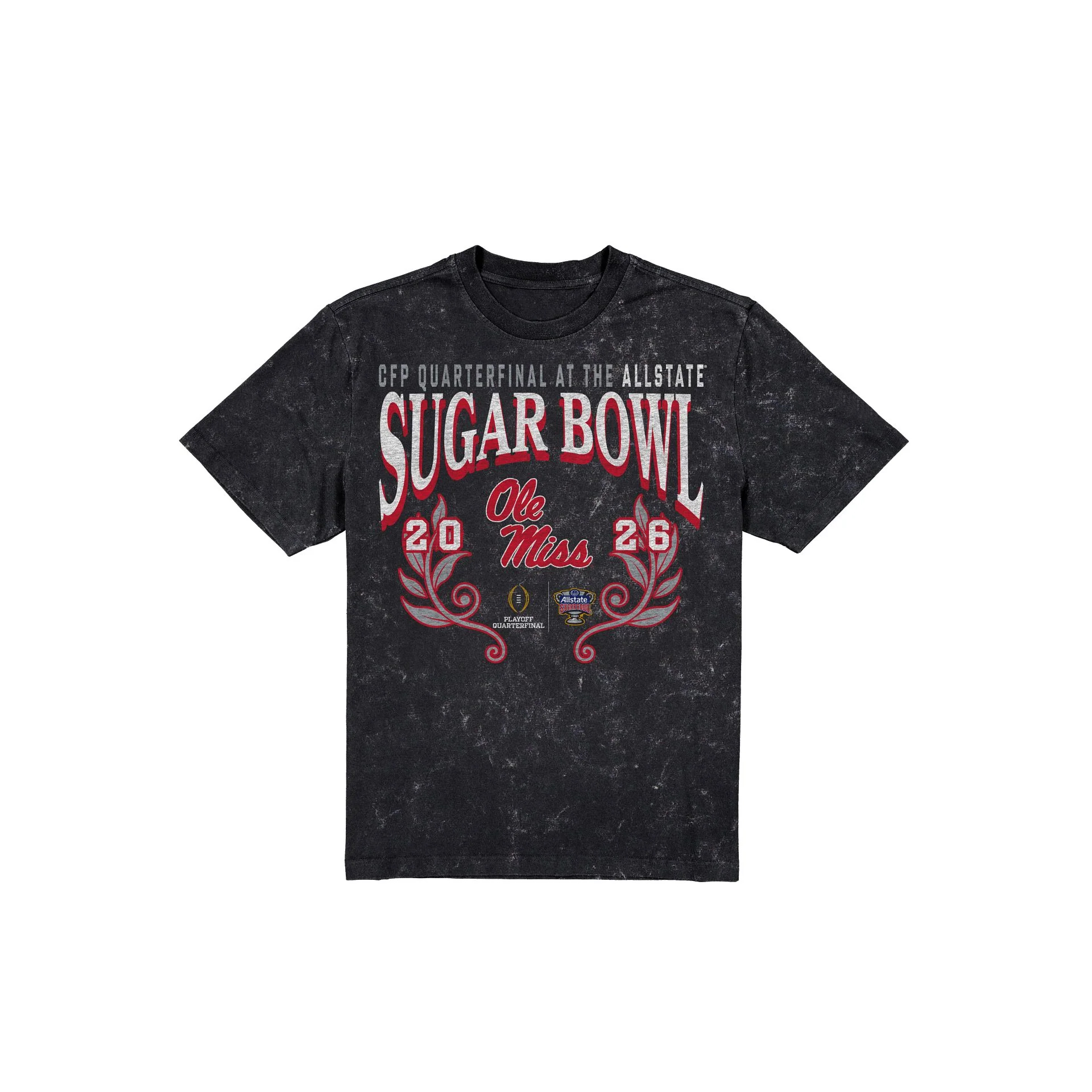 Ole Miss Rebels 2026 Sugar Bowl Wash T-Shirt Ole Miss Rebels 2026 Sugar Bowl Wash T-Shirt