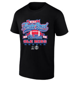 Ole Miss Rebels CFP Semifinal Scripted 2026 Vrbo Fiesta Bowl T-Shirt