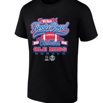 Ole Miss Rebels CFP Semifinal Scripted 2026 Vrbo Fiesta Bowl T-Shirt