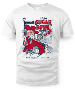 Ole Miss Sugar Bowl MS Bourbon Street Champions 2026 T-Shirt