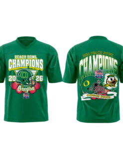 Oregon Ducks Peach Bowl Champion 2026 For Fan Football Jersey