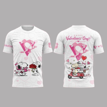 Pittsburgh Penguins x Peanuts Happy Valentine Day 2026 T-Shirt