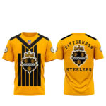 Pittsburgh Steelers 1933 Gold Throwback AFC North Champions T-Shirt