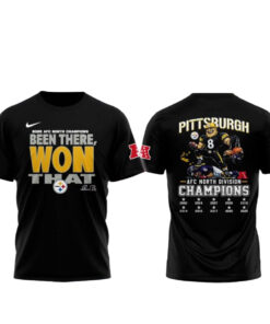 Pittsburgh Steelers 2025 AFC North Champions Back To Back T-Shirt