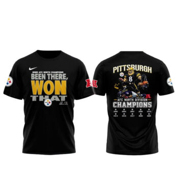 Pittsburgh Steelers 2025 AFC North Champions Back To Back T-Shirt