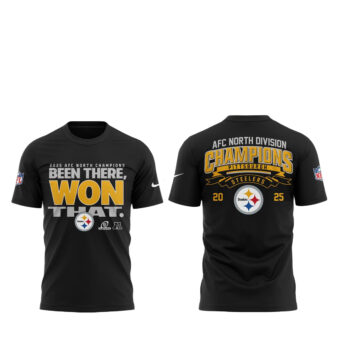 Pittsburgh Steelers 2025 AFC North Champions Been There Won That T-Shirt