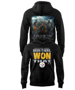 Pittsburgh Steelers AFC North Champions 2025 Kings Is Back Hoodie