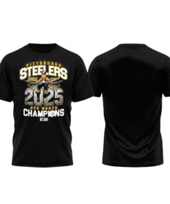 Pittsburgh Steelers AFC North Champions 2025 T-Shirt