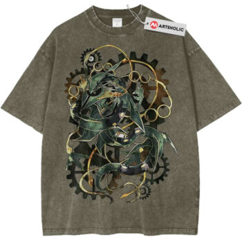 Rayquaza Pokemon Washed T-Shirt