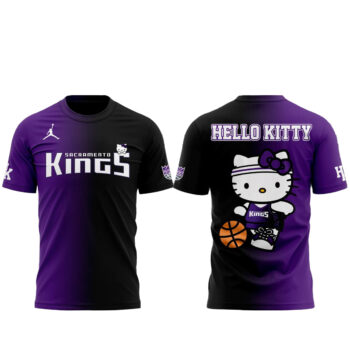 Sacramento Kings Hello Kitty 2026 Sanrio Friends Night T-Shirt