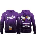 Sacramento Kings x Hello Kitty Night 2026 Half Black Hoodie