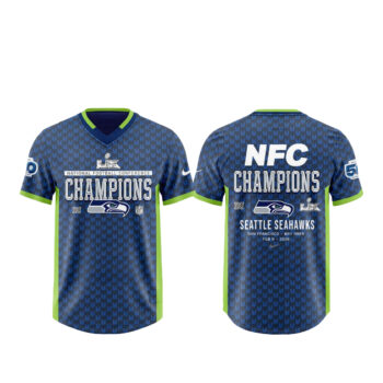 Seattle Seahawks 2025 NFC Champions Football Jersey