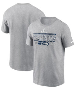 Seattle Seahawks 2025 NFC Champions Locker Room Trophy Collection T-Shirt