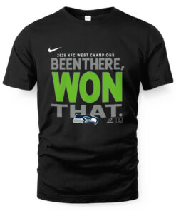Seattle Seahawks 2025 NFC West Division Champions Locker Room T-Shirt
