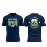 Seattle Seahawks Been There Won That Navy T-Shirt