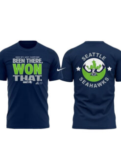 Seattle Seahawks Been There Won That Navy T-Shirt