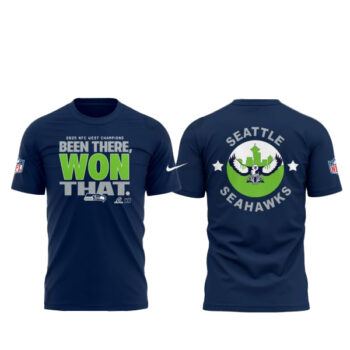 Seattle Seahawks Been There Won That Navy T-Shirt