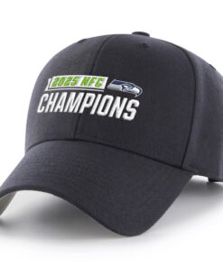 Seattle Seahawks College Navy 2025 NFC Champions MVP Hat