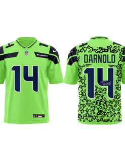 Seattle Seahawks Fine Art Launches Super Bowl LX Personalized Football Jersey