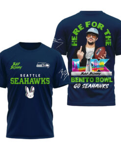 Seattle Seahawks Football League Bad Bunny Benito Bowl Go Seahawks Shirt