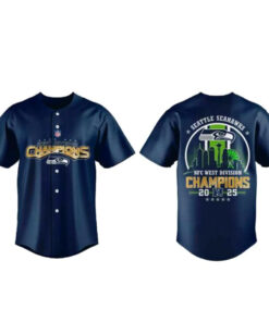Seattle Seahawks NFC West Division Champions Baseball Jersey