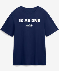 Seattle Seahawks Super Bowl LX 12 as One T-Shirt