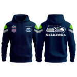 Seattle Seahawks Super Bowl LX America 250 and Celebrating 50 Seasons T-Shirt