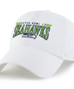 Seattle Seahawks White Super Bowl LX Hat
