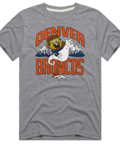 SpongeBob x Denver Broncos Football T-Shirt
