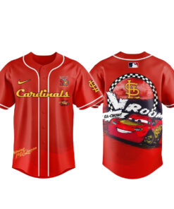 St.Louis Cardinals x Cars Lightning McQueen 20th Anniversary Baseball Jersey