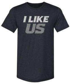 Stefon Diggs New England Patriots I Like Us Font T-Shirt