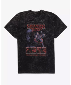 Stranger Things One Last Strange Adventure Wash T-Shirt