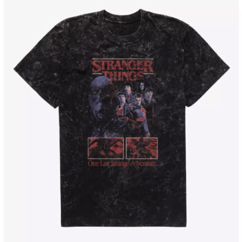 Stranger Things One Last Strange Adventure Wash T-Shirt