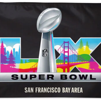 Super Bowl LX 2026 San Francisco Bay Area Flag