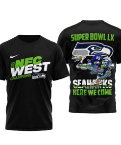 Super Bowl LX Seattle Seahawks Here We Come T-Shirt