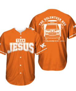 Tennessee Football Team Jesus 2026 Baseball Jersey