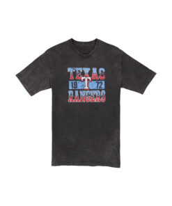 Texas Rangers Baseball 1972 Wash T-Shirt