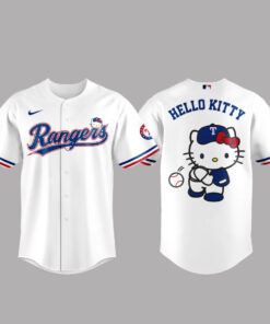 Texas Rangers x Hello Kitty Night 2026 Baseball Jersey