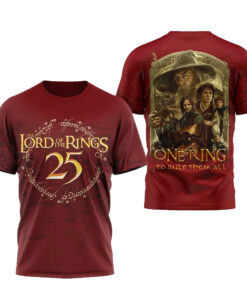 The Lord Of The Rings 25Th Anniversary One Ring T-Shirt 2026
