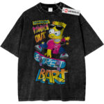 The Simpsons Bart Simpson Washed T-Shirt 1 The Simpsons Bart Simpson Washed T-Shirt