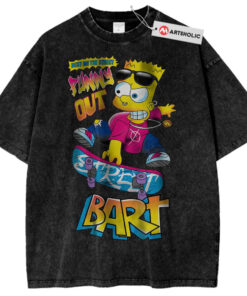 The Simpsons Bart Simpson Washed T-Shirt